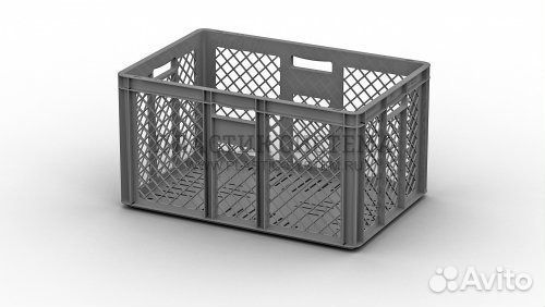 Евроконтейнер перфорированный 600х400х320мм