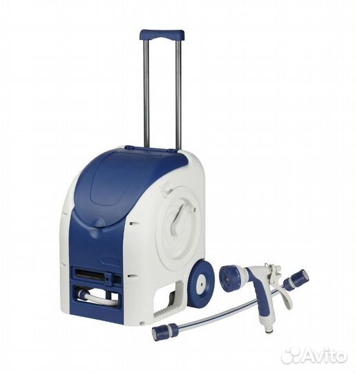 Тележка-бокс с телескопической ручкой шланг пистол