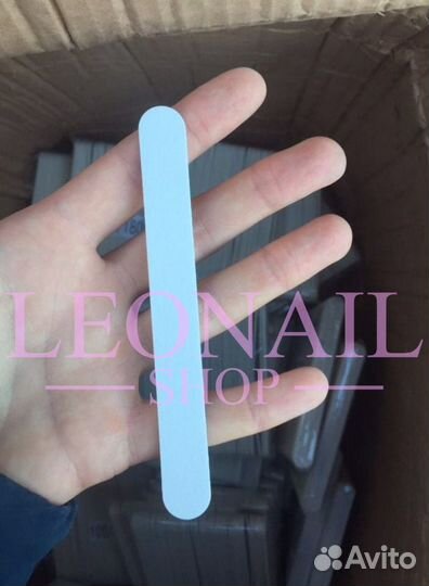 Пилка для ногтей одноразовые на деревянной основе