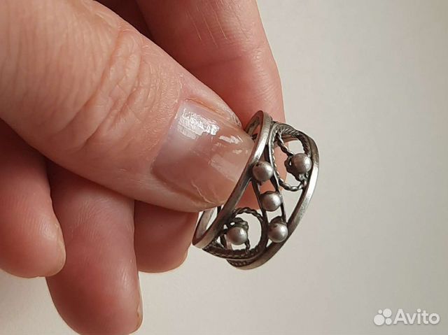 Кольцо серебро пр.875, звезда, СССР