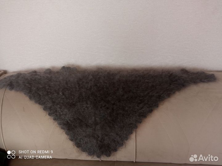 Шаль пуховая ручная работа