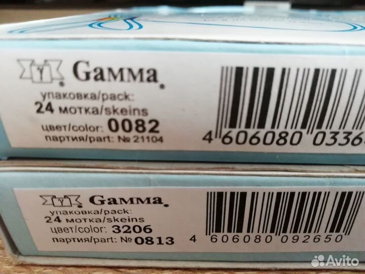 Нитки мулине Гамма