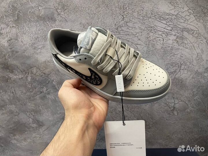 Кроссовки Nike x Dior Air Jordan 1 Retro Low