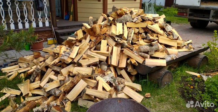 Дрова Березовые сухие с доставкой в Приозерск любо