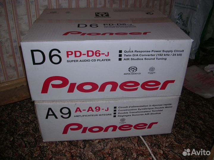 Новые Усилитель Pioneer A-A9-J и sacd PD-D6-J
