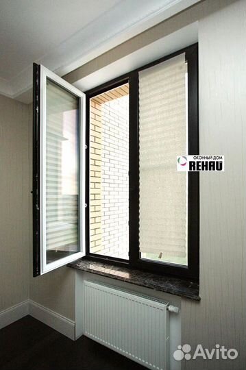 Rehau.Пластиковые окна и двери. Остекление