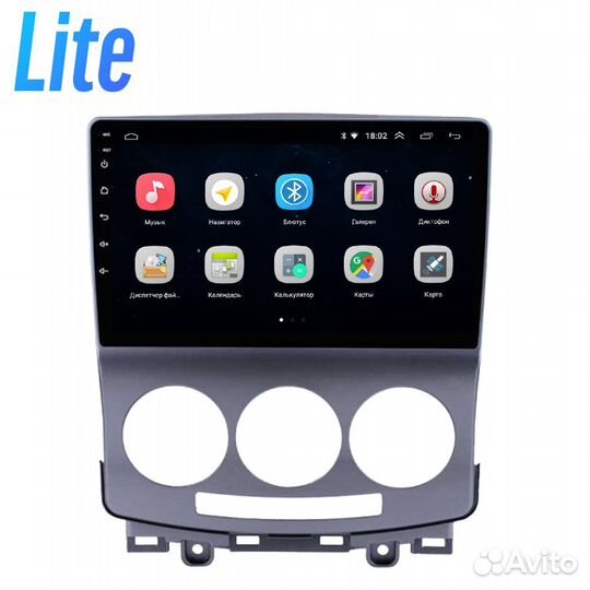 Магнитола Parafar Mazda 5 (2010) на Android