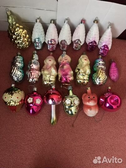 Елочные игрушки СССР