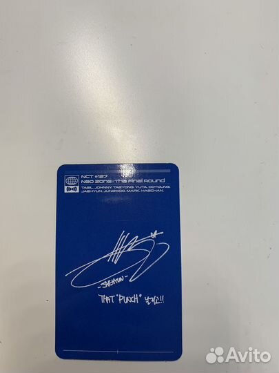 Карта джехён nct 127 punch