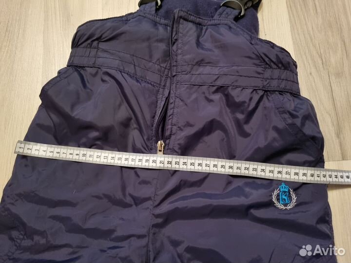 Зимние штаны полукомбинезон 122