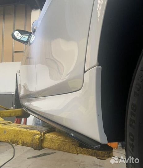 Лезвия под пороги глянец BMW F10 F11