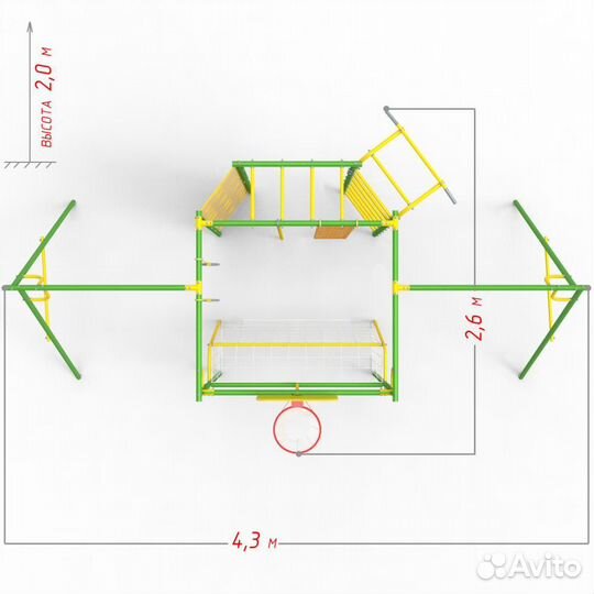 Детская игровая площадка для дачи