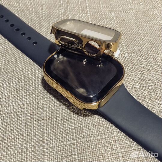 Чехол/ Бампер для Apple watch золотой