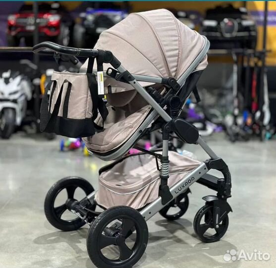 Детская коляска Luxmom 558 3в1 с автолюлькой