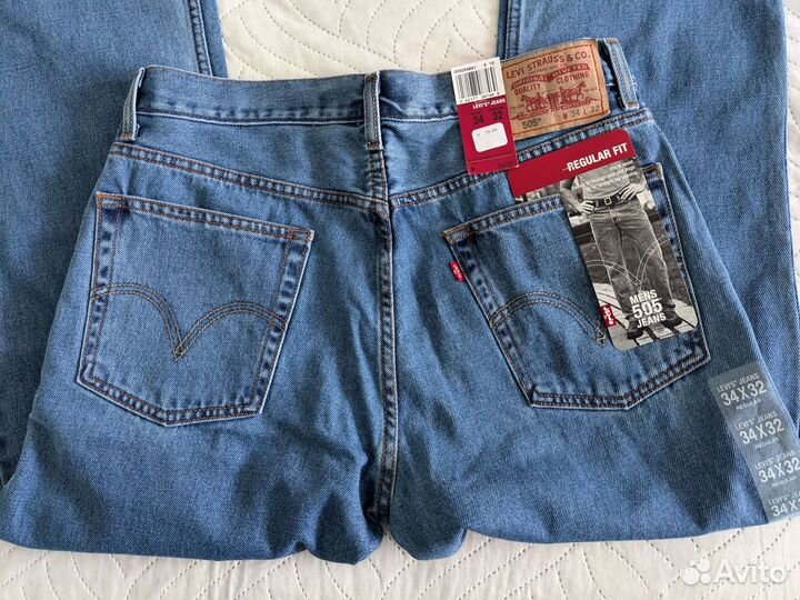 Levi's 505. Винтаж 34x32.Лесото. из США