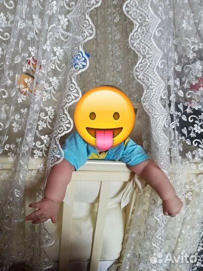 Детская кроватка с балдахином премиум класса