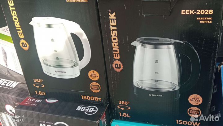 Чайник электрический.Стеклянный.Новый