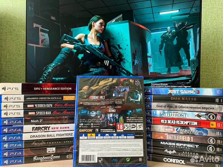 Игра Resident Evil 3 Remake Новый в пленке на PS4