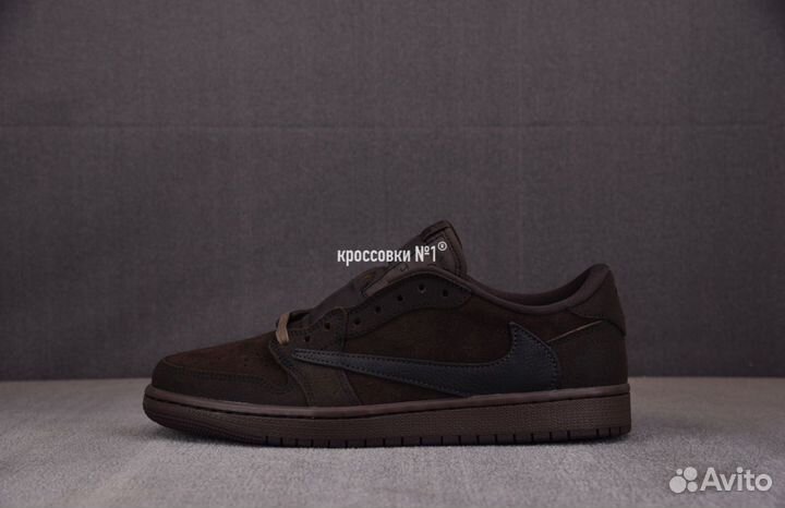 Travis Scott x Nike Air Jordan 1 Low Velvet Brown