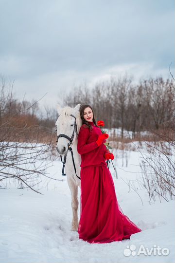 Платье пышное бальное в пол