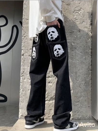 Джинсы широкие y2k