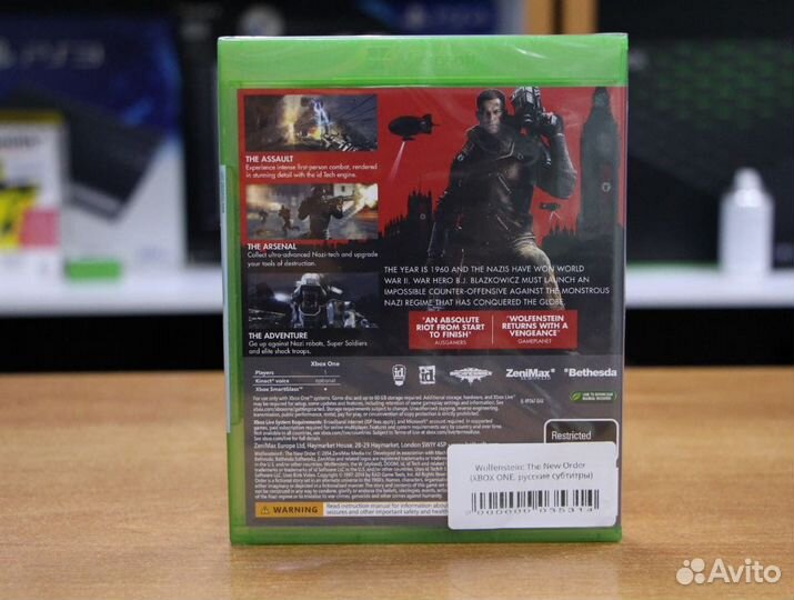 Wolfenstein: New Order xbox ONE русские субтитры