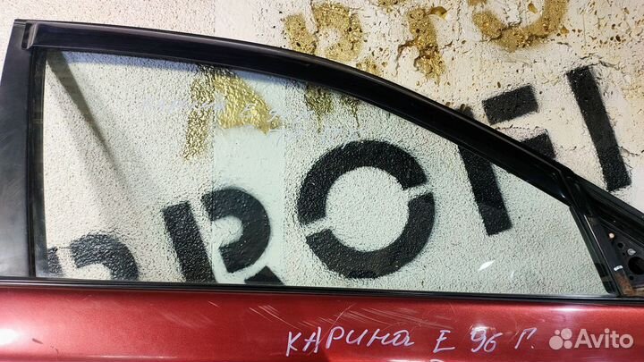 Стекло двери передней правой для Toyota Carina E