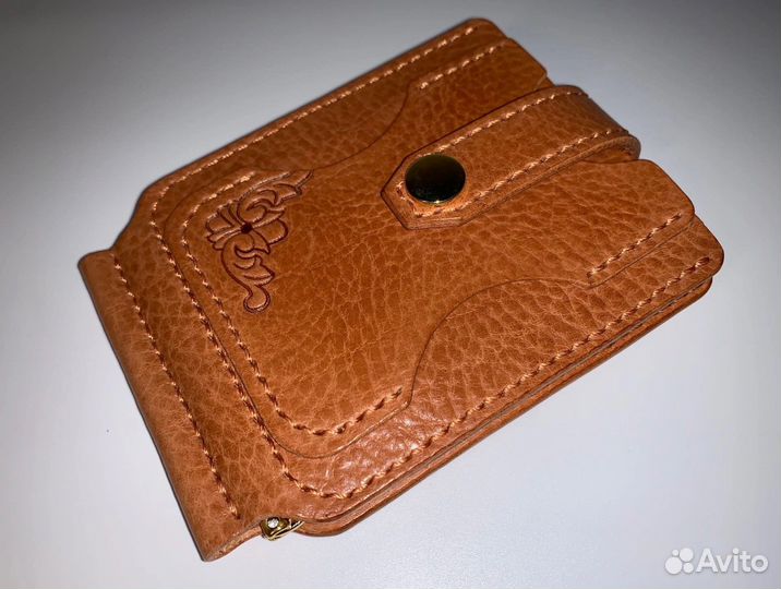 Холдер для карт и купюр. Натуральная кожа