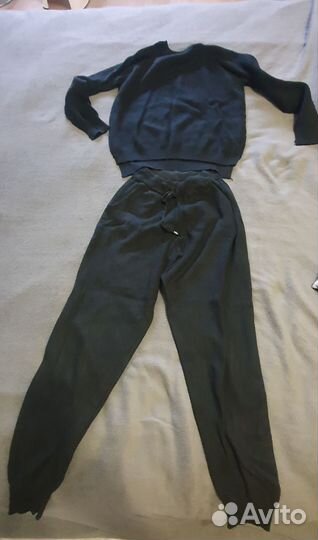 Спортивный костюм женский теплый вязаный