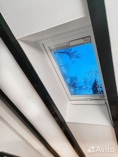 Мансардное окно из профиля Rehau 840x1240 мм