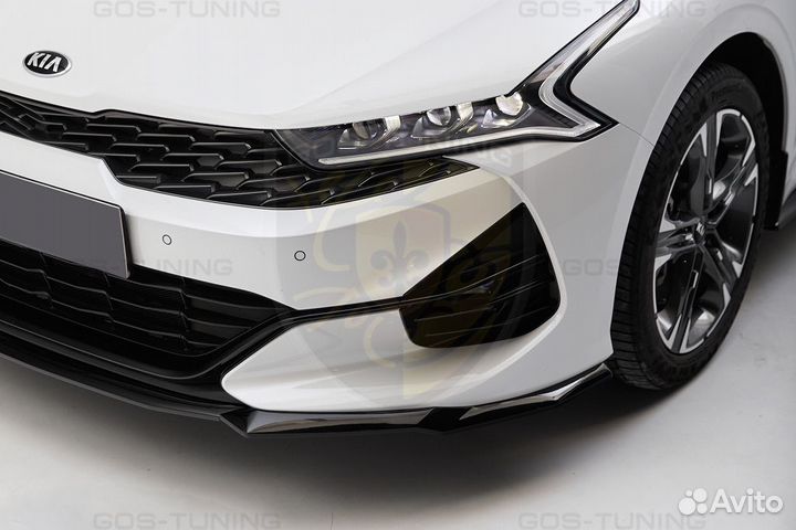 Накладка на передний бампер Киа К5 GT Lile