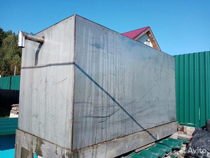 Бак из нержавейки 2 кубических метра