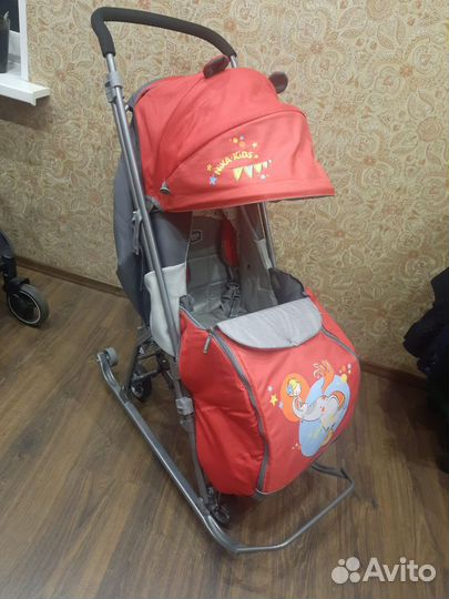 Санки коляска nika kids