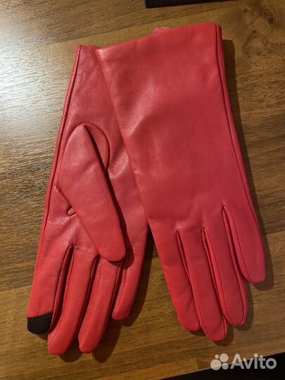 Перчатки женские кожаные рамер М