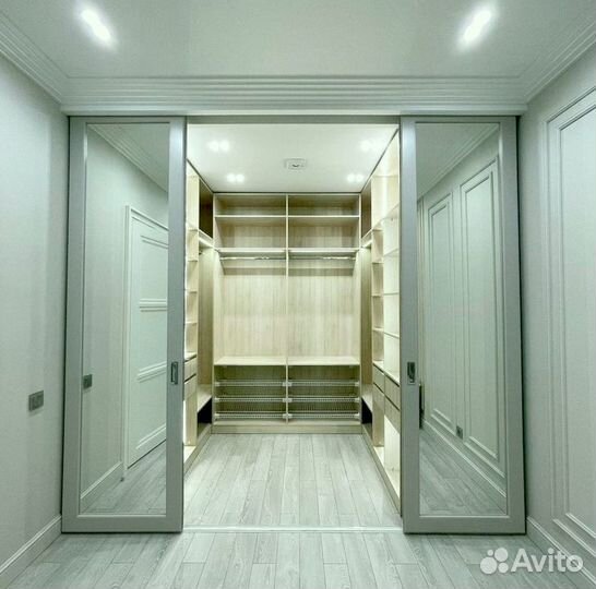 Гардеробные. Двери купе. Встроенные шкафы купе