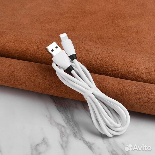 Кабель hoco X27 USB - Lightning 2.4A, 1.2m