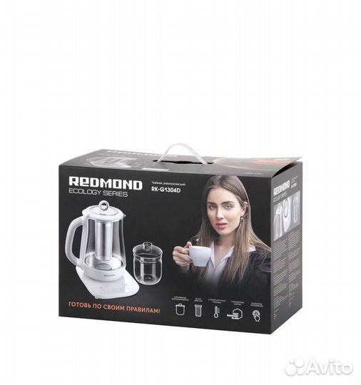 Электрочайник Redmond RK-G1304D Новый