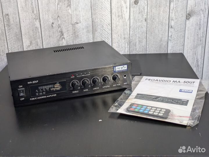 Трансляционный усилитель Pro Audio MA-50UF