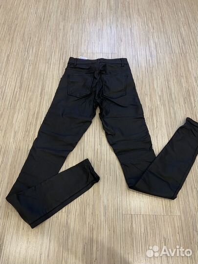 Брюки женские под кожу и топ