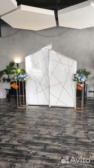 Аренда декора на свадьбу и праздник, фотозона