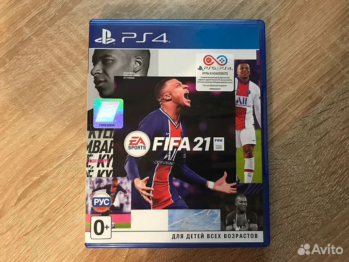 Fifa 21 ps4 диск