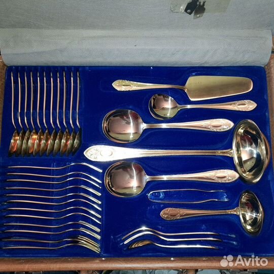 Комплект Золинген Глубокая позолота Оригинал 70 пр