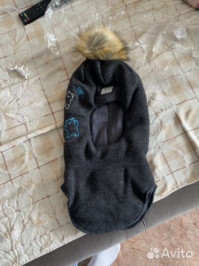 Шапка шлем для мальчика зима