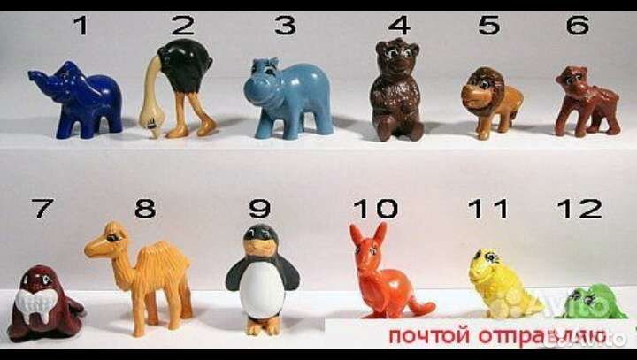 Love is, Винни, Калимеро, Ино, игрушки из киндеров