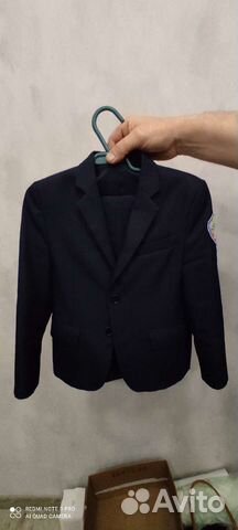 Пиджак школьный для мальчика 128
