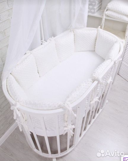 Бортики в детскую кроватку