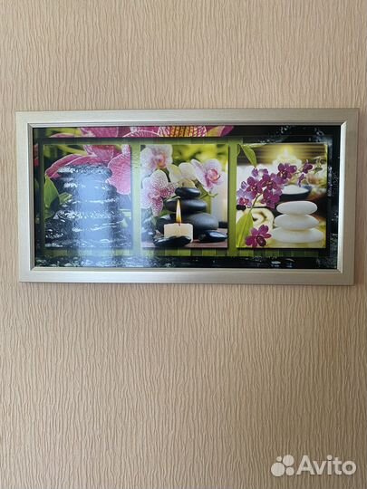 Картины 2 шт, размер 76 х 56 и 76 х 39