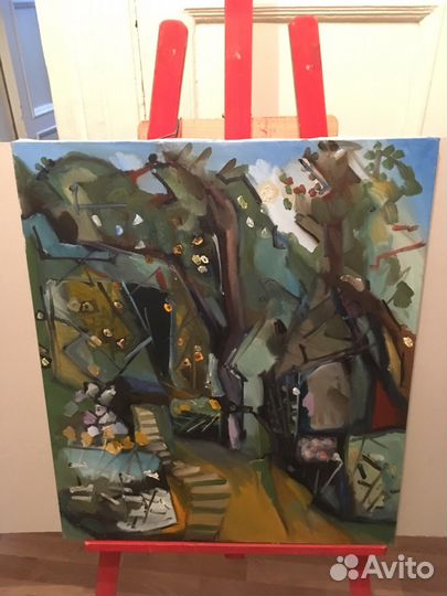 Иван Сахненко 2016г. Обидимо «Яблони» х.м. 70х60