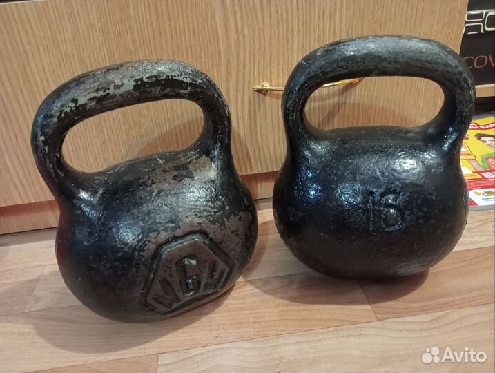 Гиря чугунная 16 кг СССР