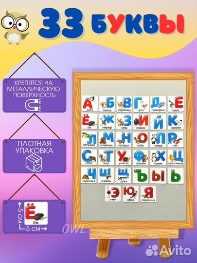 Магнитные буквы